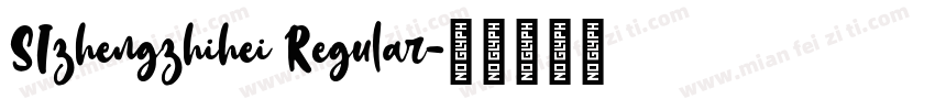 SIzhengzhihei Regular字体转换